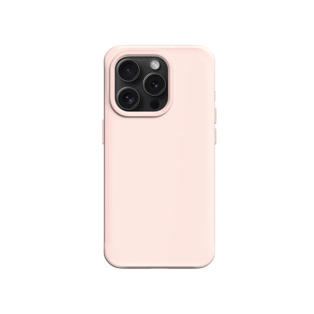 RHINOSHIELD Coque SolidX MagSafe pour iPhone 15 Plus (Rose Poudre)