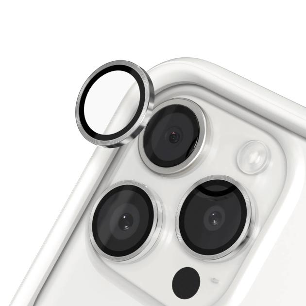 BELKIN Protection Caméra pour iPhone 15 Pro et iPhone 15 Pro Max (Lot de 2)