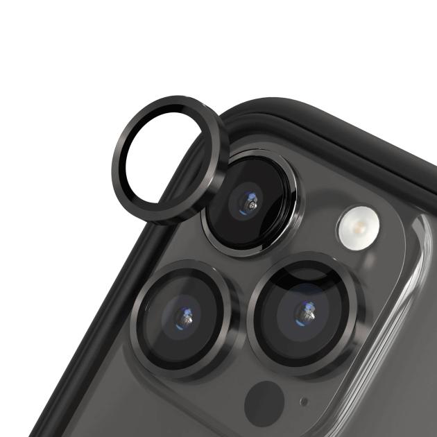 RHINOSHIELD Protection Camera pour iPhone 13 Pro et iPhone 13 Pro Max (Gris fonce)