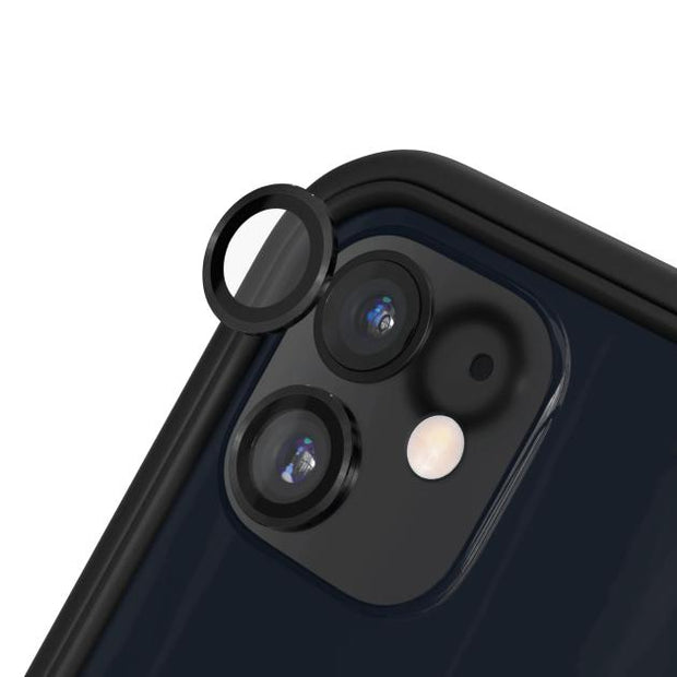 RHINOSHIELD Protection Camera pour iPhone 11, iPhone 12 et iPhone 12 mini (Noir)