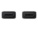 SAMSUNG Câble 45W USB-C vers USB-C 1,8m (Noir)