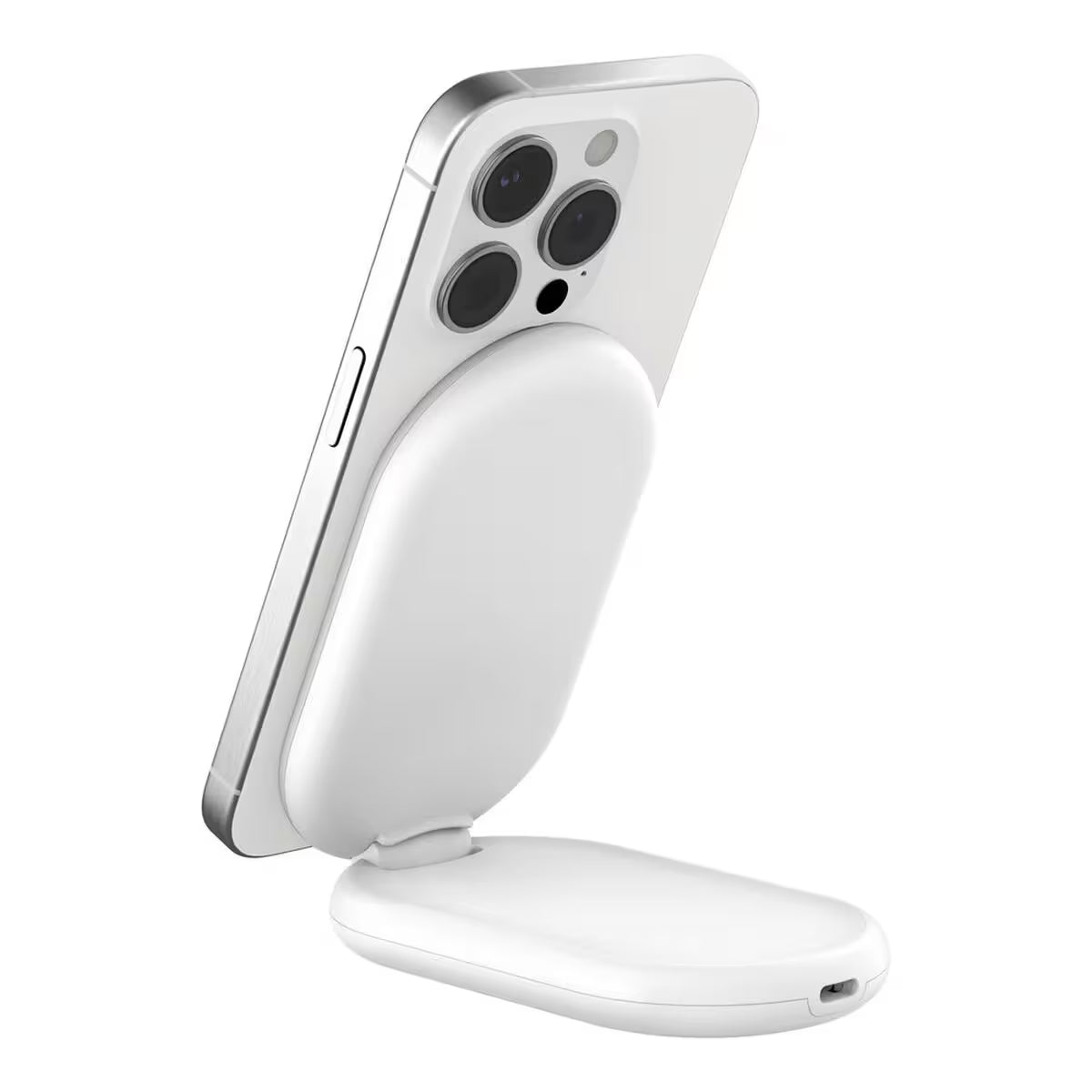 BELKIN Support de recharge magnétique Qi2 (15W) (Blanc) (sans adaptateur secteur)