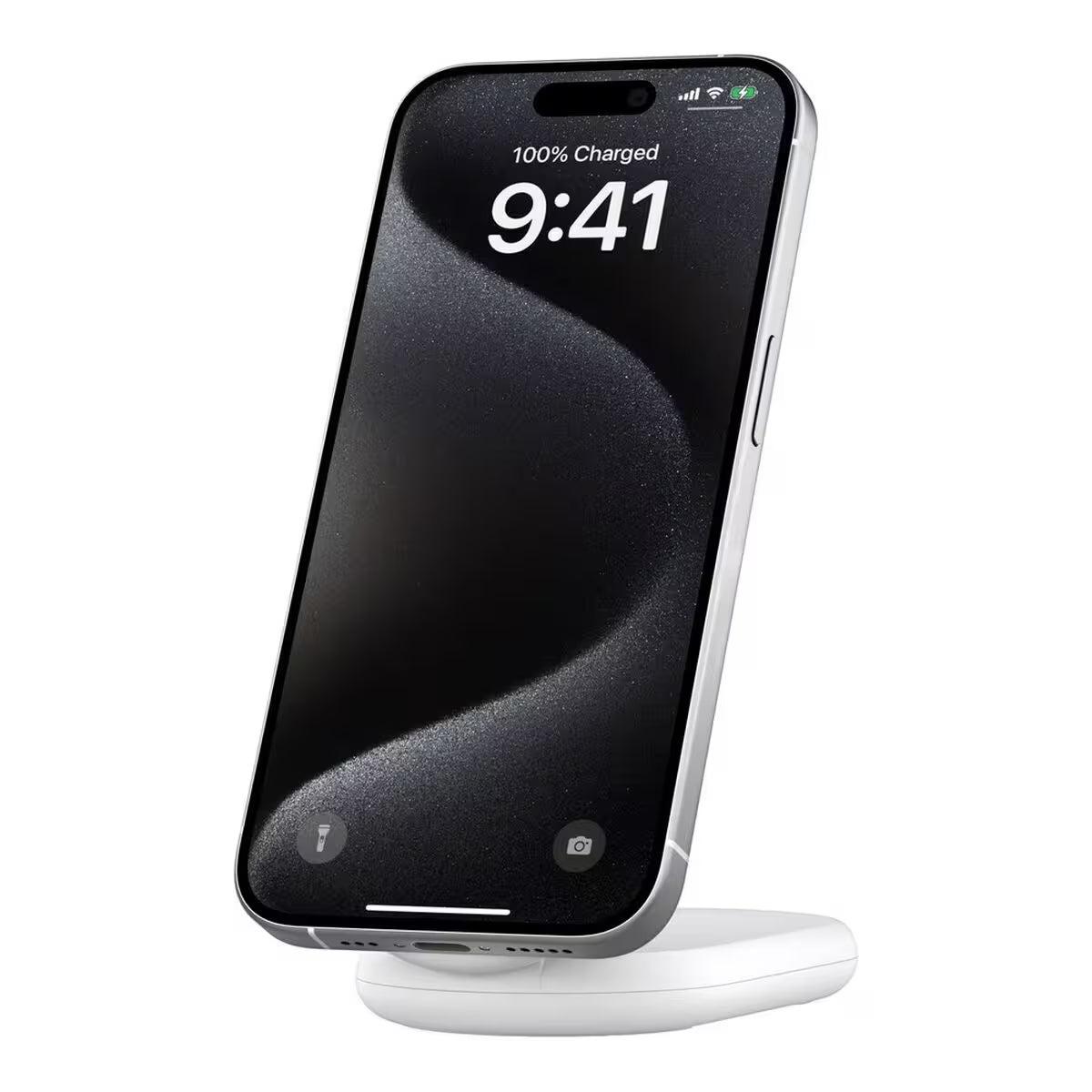 BELKIN Support de recharge magnétique Qi2 (15W) (Blanc) (sans adaptateur secteur)